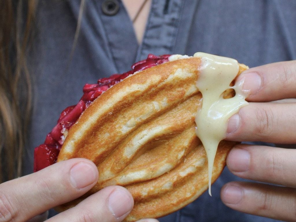 Pan con forma de genitales