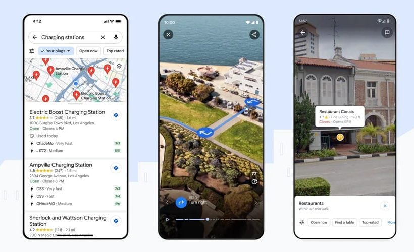 Google Maps se actualiza con funciones de inteligencia artificial