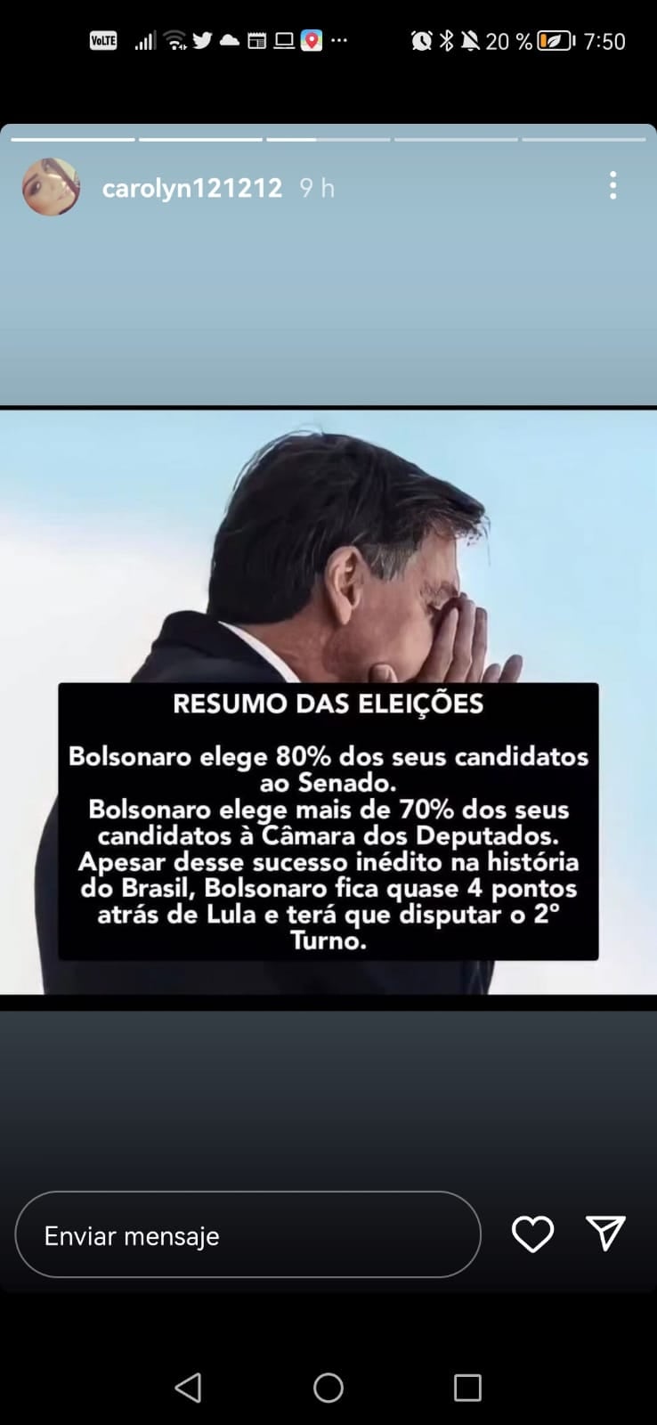 Resultados elecciones Brasil 2022: Carolyn Adams, nuera de AMLO, manda polémico mensaje sobre Jair Bolsonaro