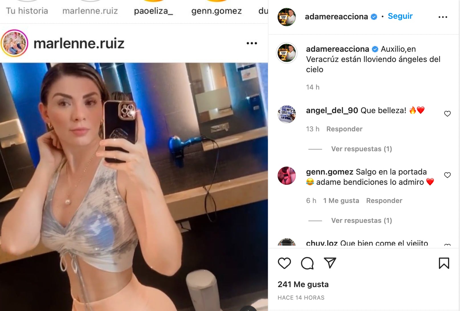 Alfredo Adame presume a joven muy parecida a Magaly Chávez