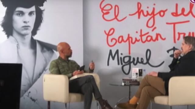 Miguel Bosé y Javier Poza