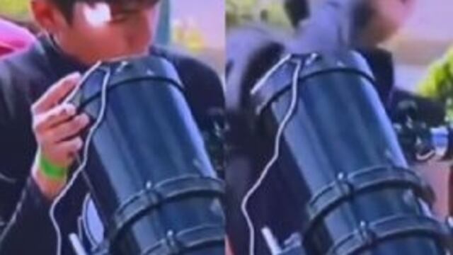 Se quemó la cara al mirar el eclipse solar del 8 de abril en México