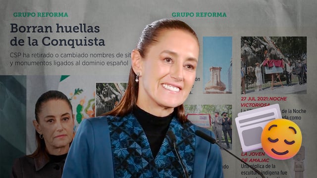 “Estoy muy orgullosa”: Sheinbaum responde a Reforma por cambios ligados a la Conquista