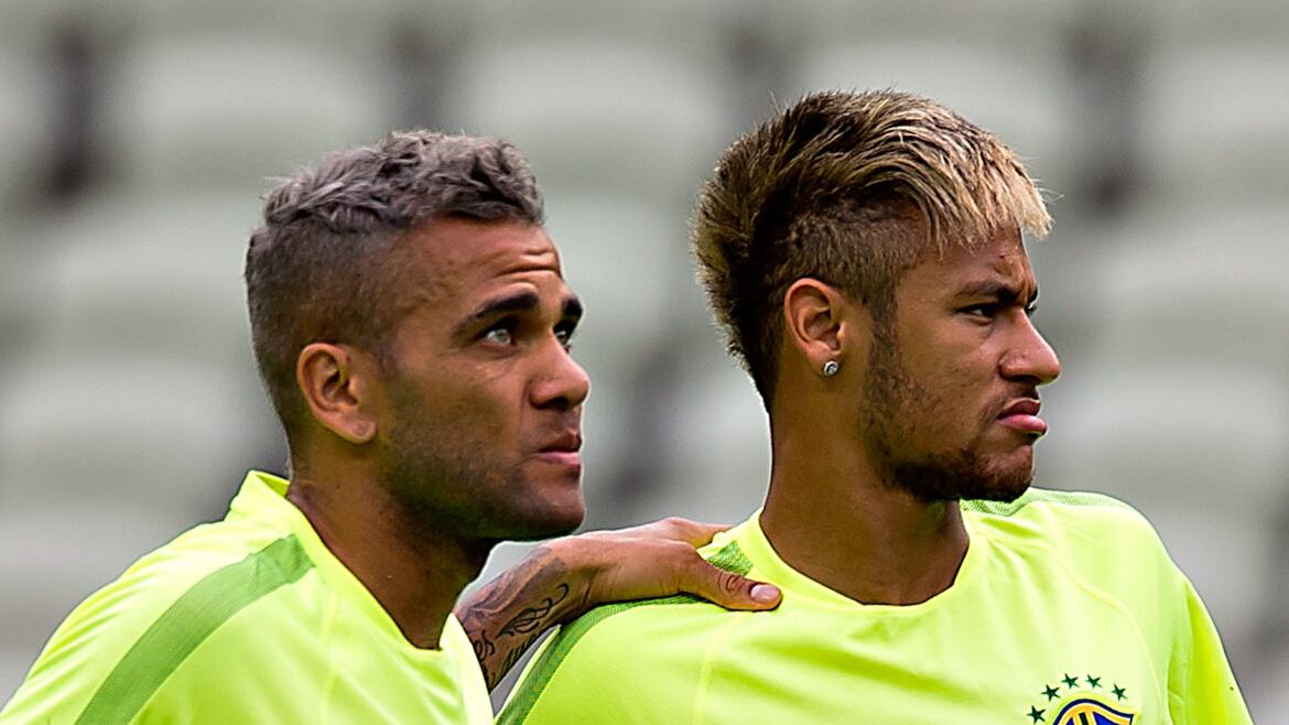 Dani Alves y Neymar