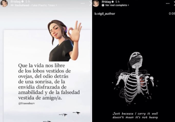 Frida Sofía y sus indirectas