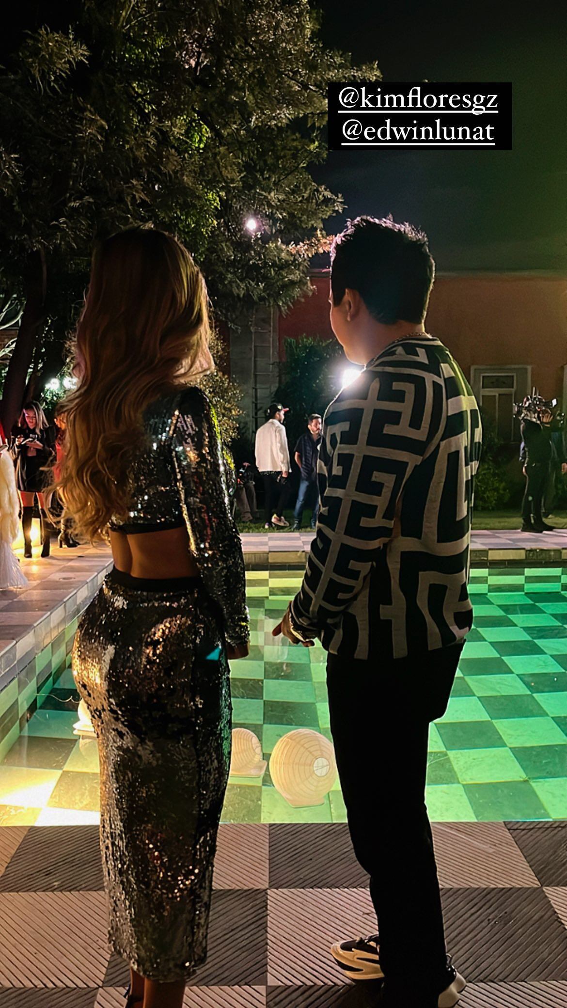 Edwin Luna y Kimberly Flores