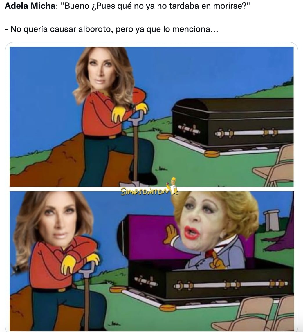 Memes de Adela Micha tras recuperación de Silvia Pinal