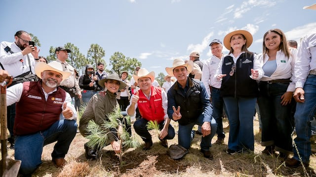 Durango se suma a jornada de Claudia Sheinbaum con 6 mil pinos.
