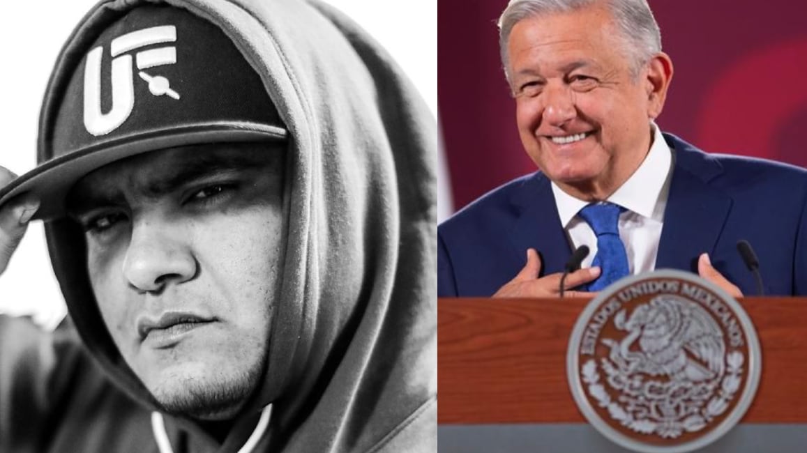 Aczino ofrece su ayuda a AMLO para “responderle” a Eminem