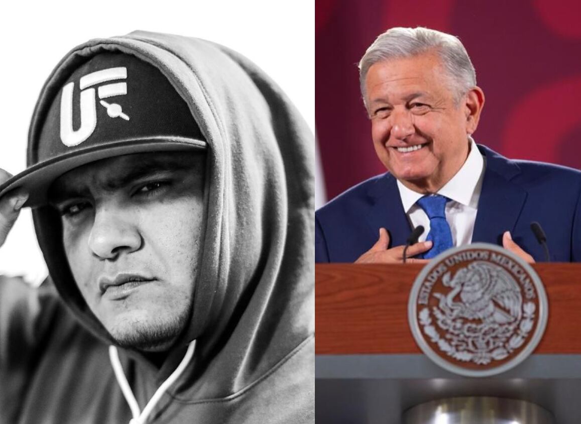 Aczino ofrece su ayuda a AMLO para contestarle a Eminem