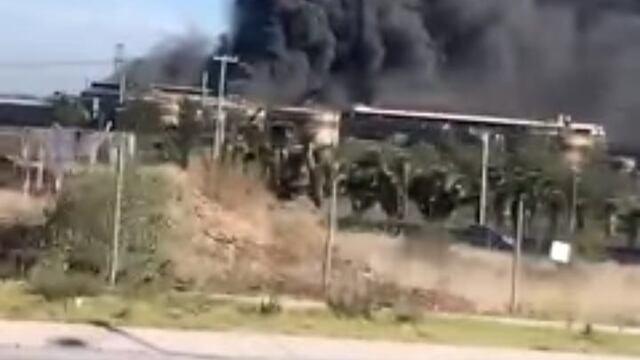 Incendio en San Luis Potosí