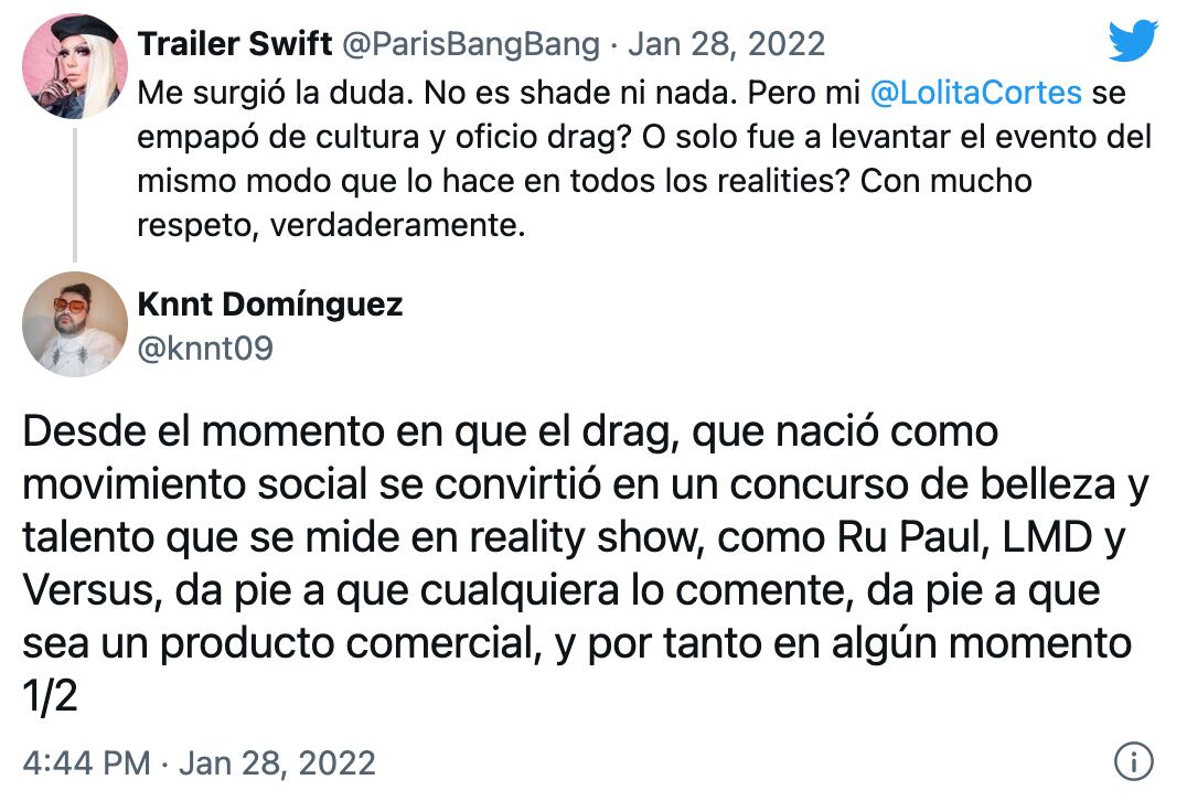 Críticas a Lolita Cortés