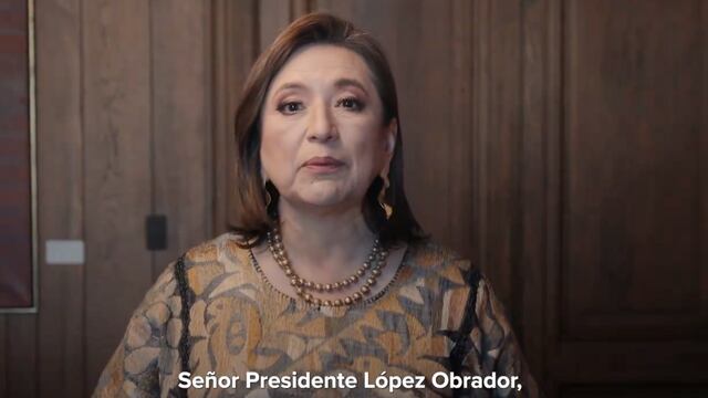 Xóchitl Gálvez pide a AMLO "limpiar su nombre" por reportaje sobre Cártel de Sinaloa