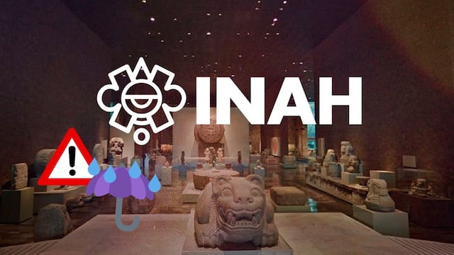 INAH descarta daños tras filtración de agua en el Museo Nacional de Antropología