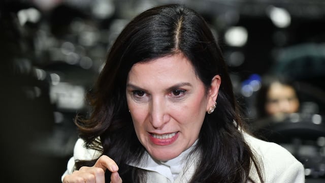Kenia López Rabadán, presidenta de la mesa directiva de la Cámara de Diputados.