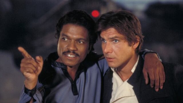 Lando Calrissian con Han Solo.