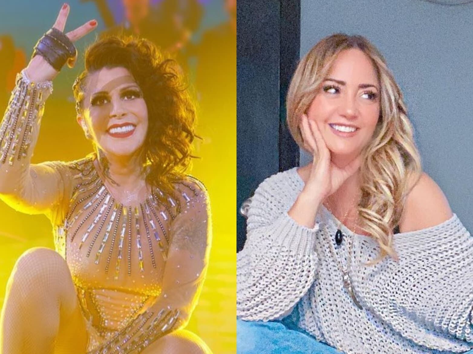 Alejandra Guzmán y Andrea Legarreta.