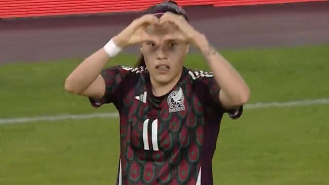 Ovalle tras anotar ante Canadá (captura de video)