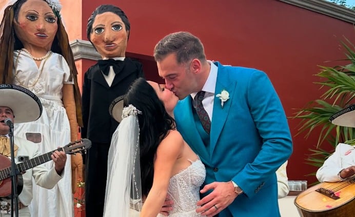 Boda de Martha Higareda y Lewis Howes