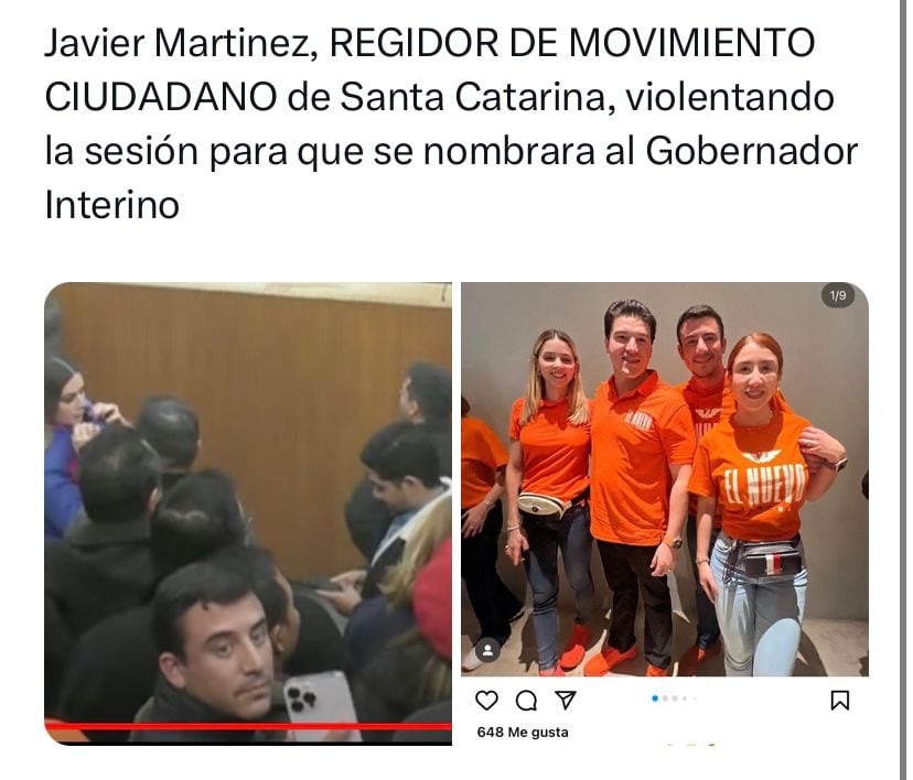 Porros en Congreso de Nuevo León