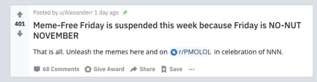 No Nut November