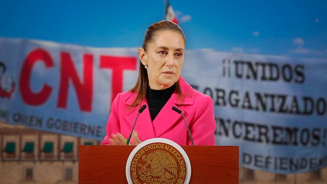 Claudia Sheinbaum dijo que que hay diálogo constante con maestros de la CNTE en todos los estados del país