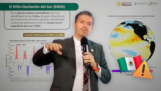 El Niño alcanzará su pico en diciembre de 2026, advierte Conagua