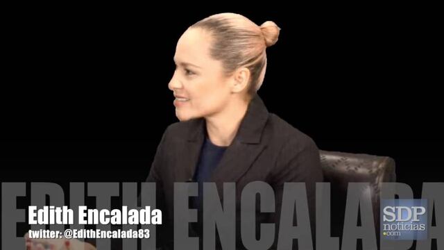 Edith Escalada en entrevista con SDPnoticias