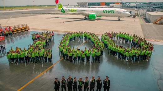 Viva sigue creciendo; llega el avión número 100
