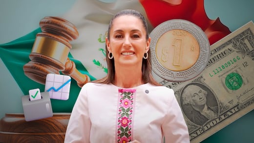 Peso mexicano marca récord frente al dólar durante gobierno de Claudia Sheinbaum