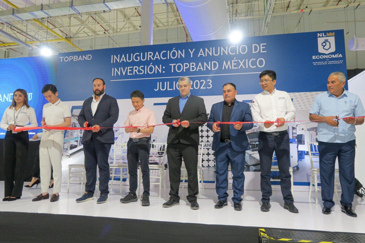 Nuevo León: Topband inauguró una planta en Ciénega de Flores