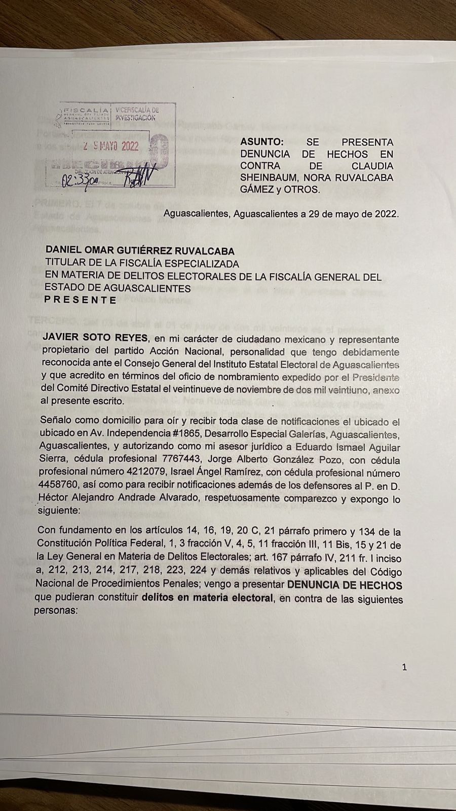 Denuncia por 11 mdp no justificados contra Nora Ruvalcaba