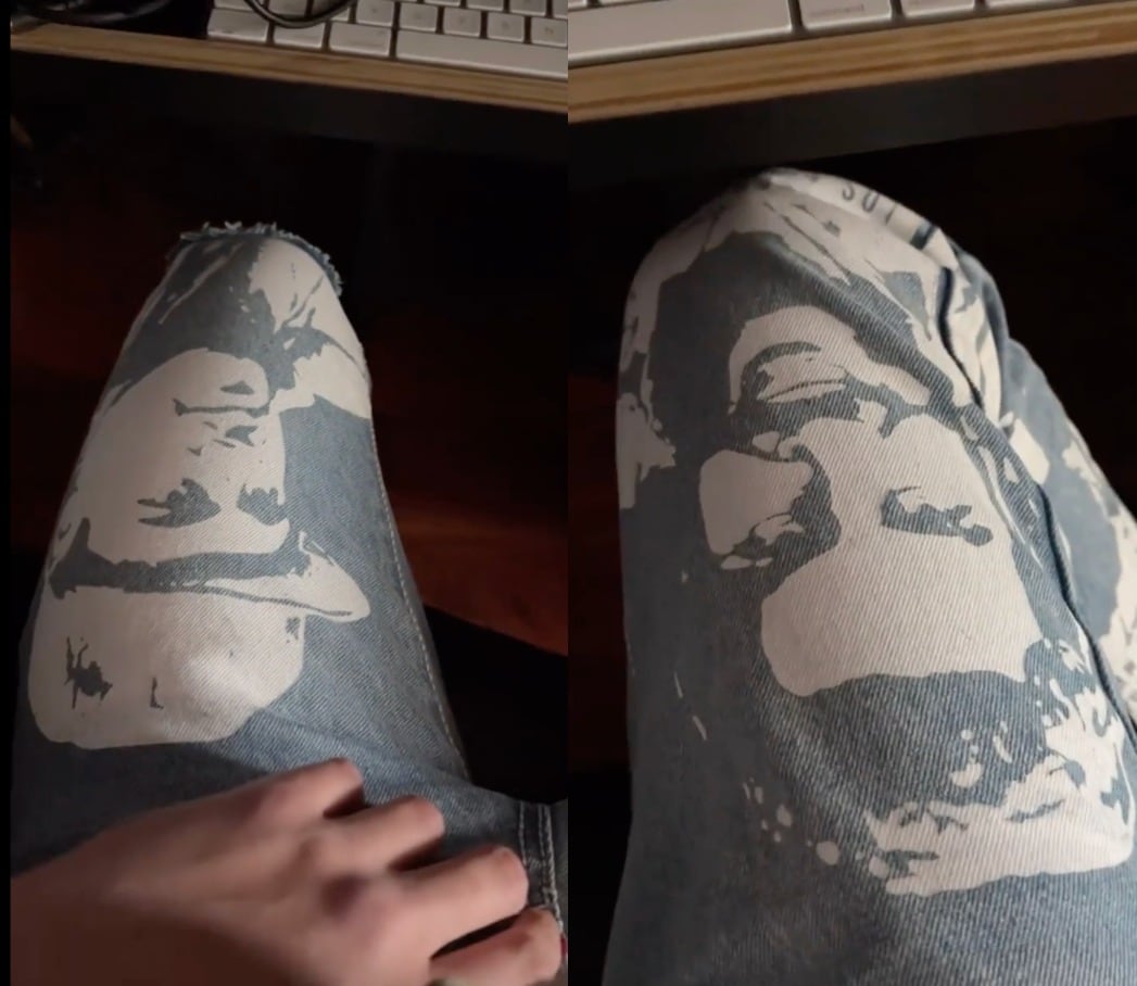Natanael Cano presume sus pantalones con los rostros del Chapo Guzmán y Pablo Escobar