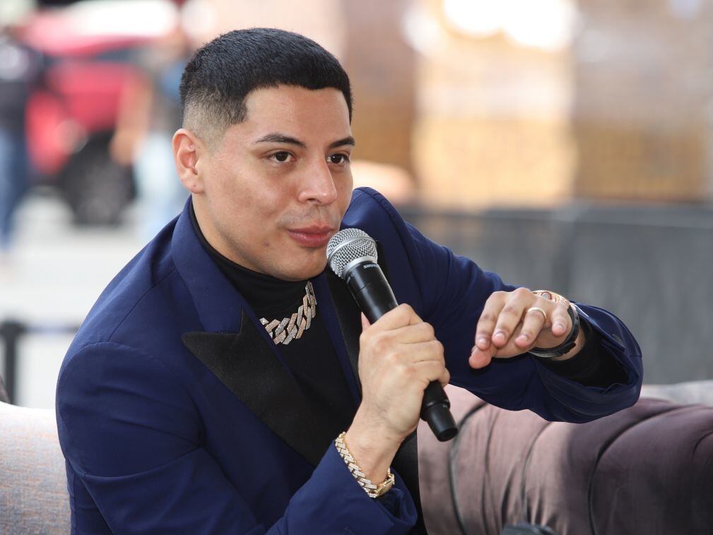 Eduin Caz, cantante de Grupo Firme.