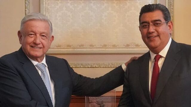 AMLO y Salomón Céspedes