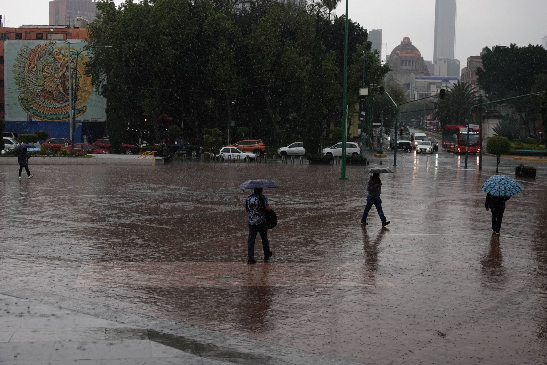 Lluvia en CDMX