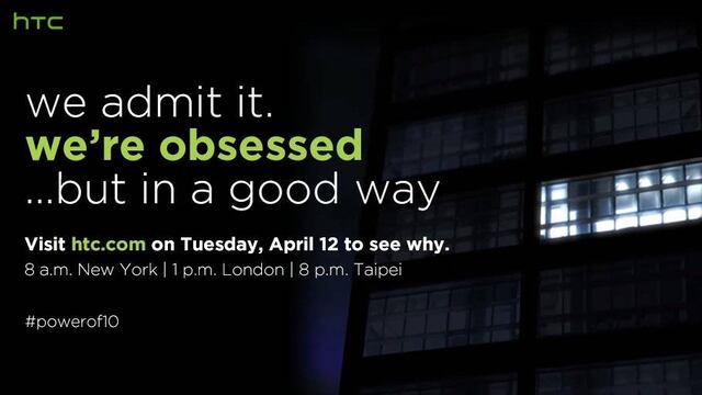 HTC confirma evento de prensa para este martes 12 de abril