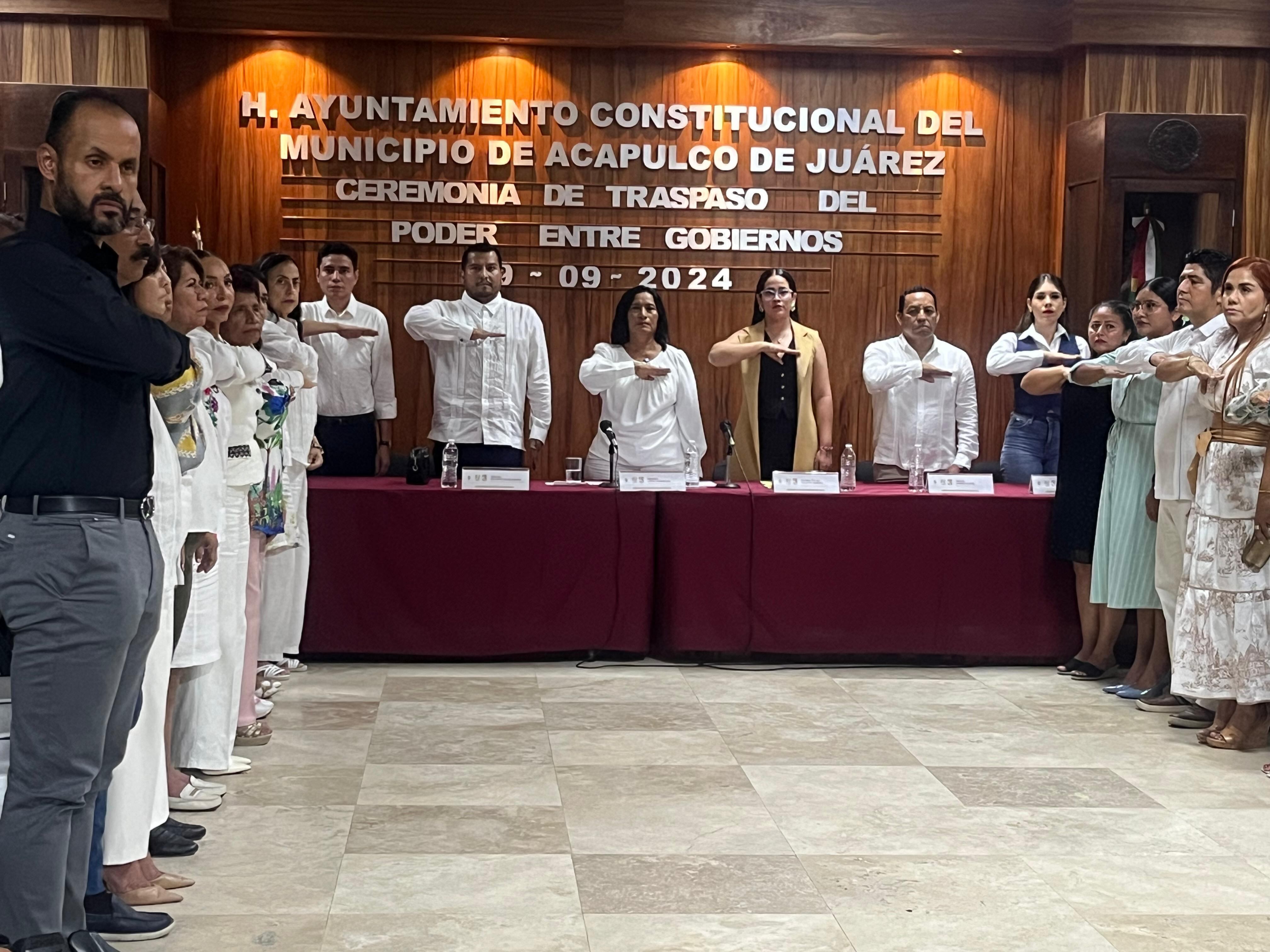 Abelina López recibe administración de Acapulco 2024-2027