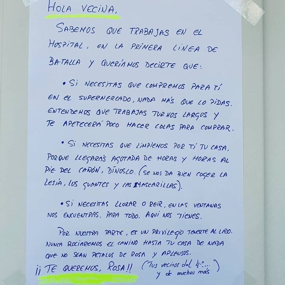 "Aquí estamos"
