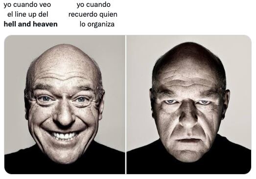 memes preventa Hell and Heaven 2022