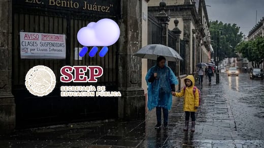 SEP anuncia suspensión de clases en 173 municipios de Puebla por lluvias