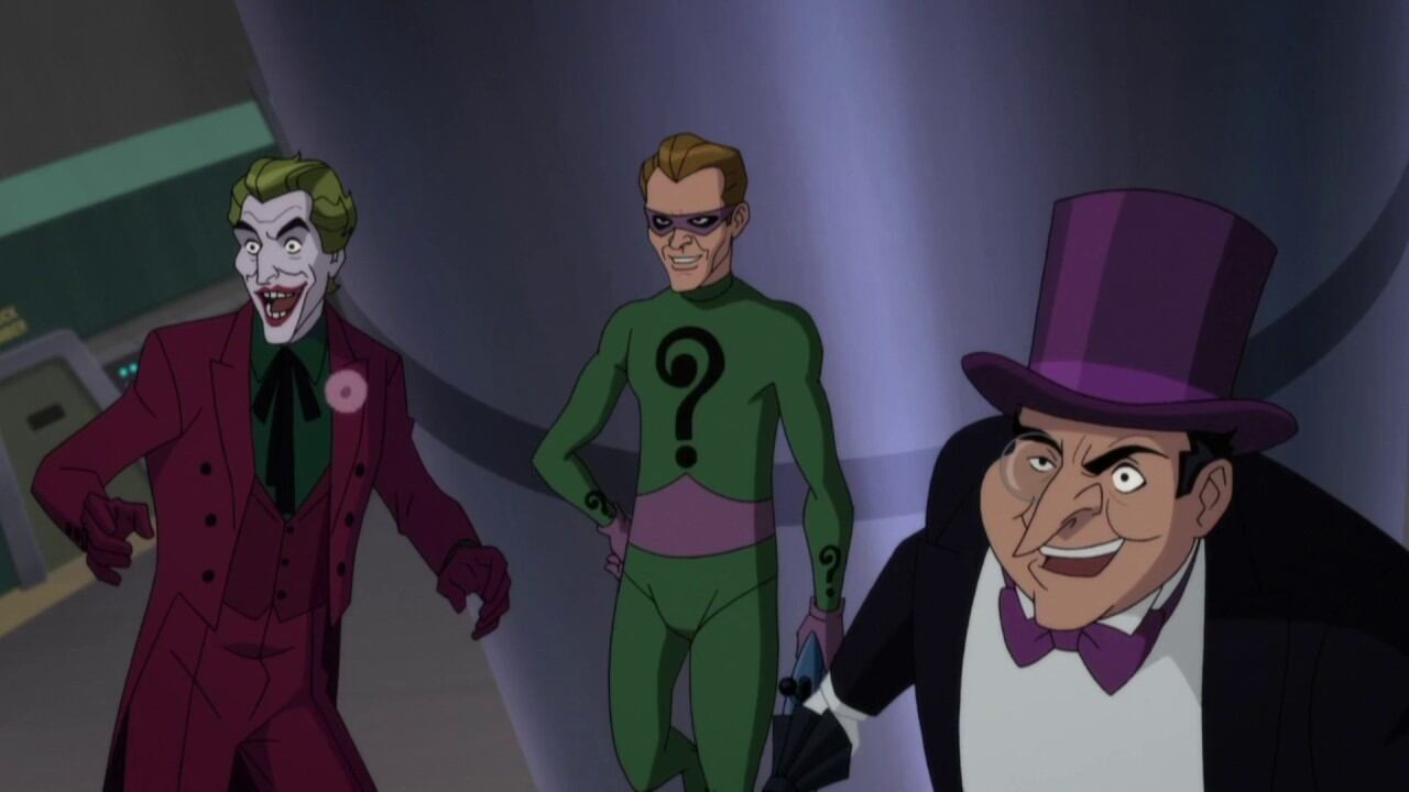 Joker, Acertijo y Pinguino