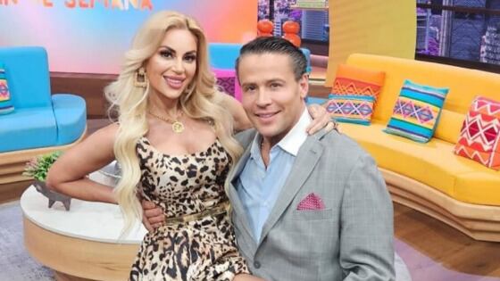 Alfredo Adame derrite corazones en el AICM; recibe a su nueva novia Marcela Iglesias con flores y besos