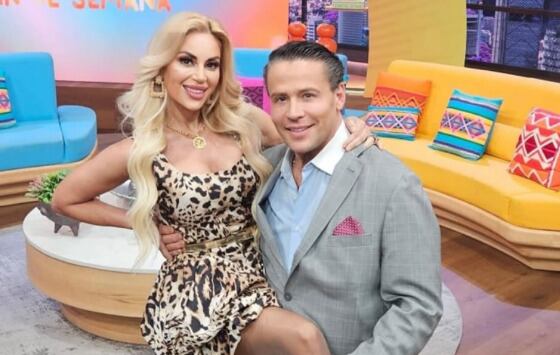 Alfredo Adame y Marcela Iglesias