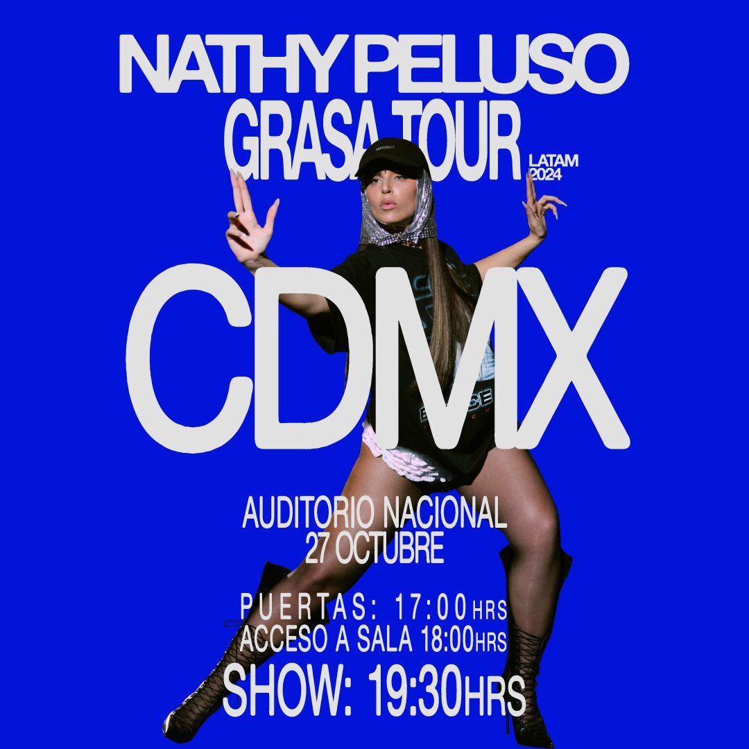 Horario del concierto de Nathy Peluso en el Auditorio Nacional