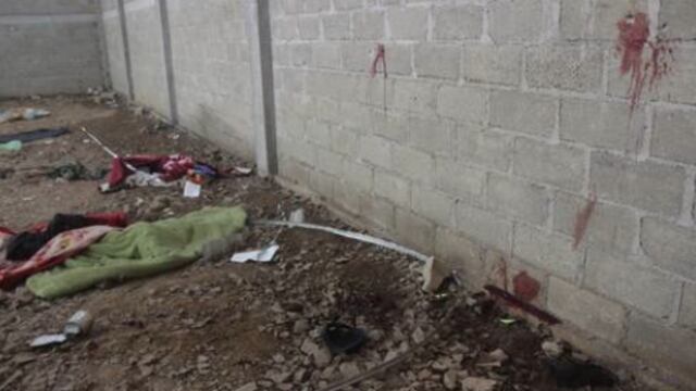 Masacre en Tlatlaya. Sospechas. Material fotográfico enviado a la agencia de noticias MVT y publicado por La Jornada.