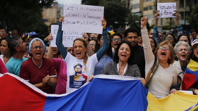 Protestas en Venezuela.
