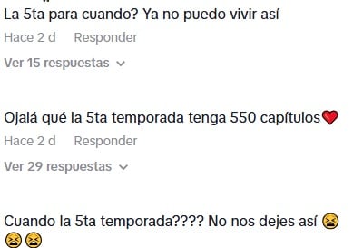 Fans de Bárbara de Regil le exigen la temporada cinco de Rosario Tijeras.