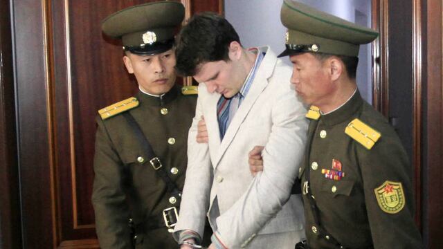 Otto Warmbier, estudiante estadounidense de 21 años.