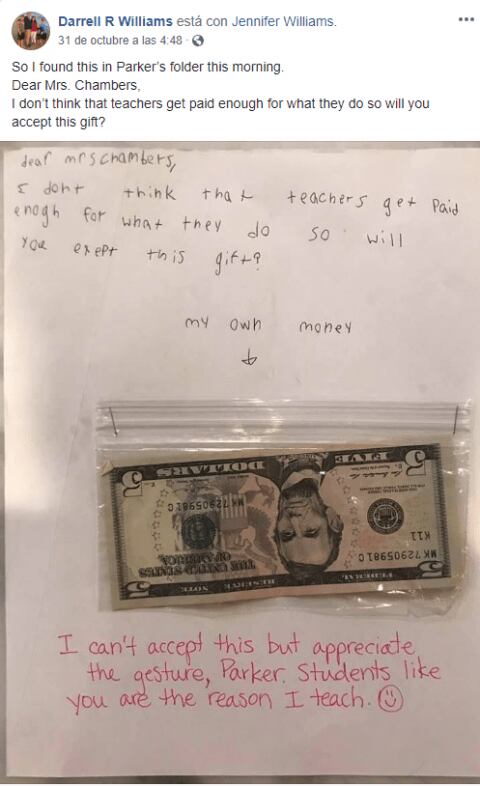 Dinero de Parker Williams